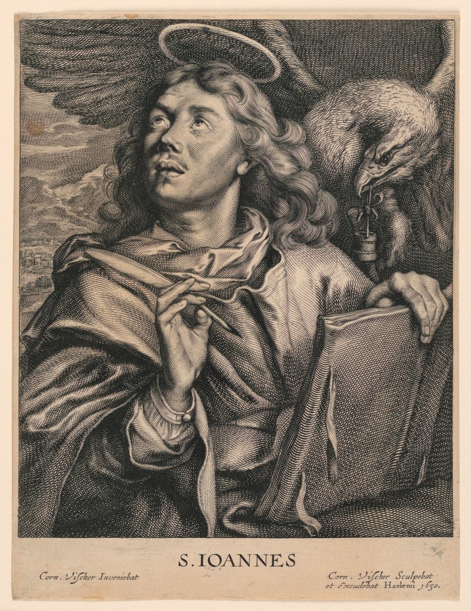 St. Johannes evangelisten (S. Ioannes) av Cornelis Visscher