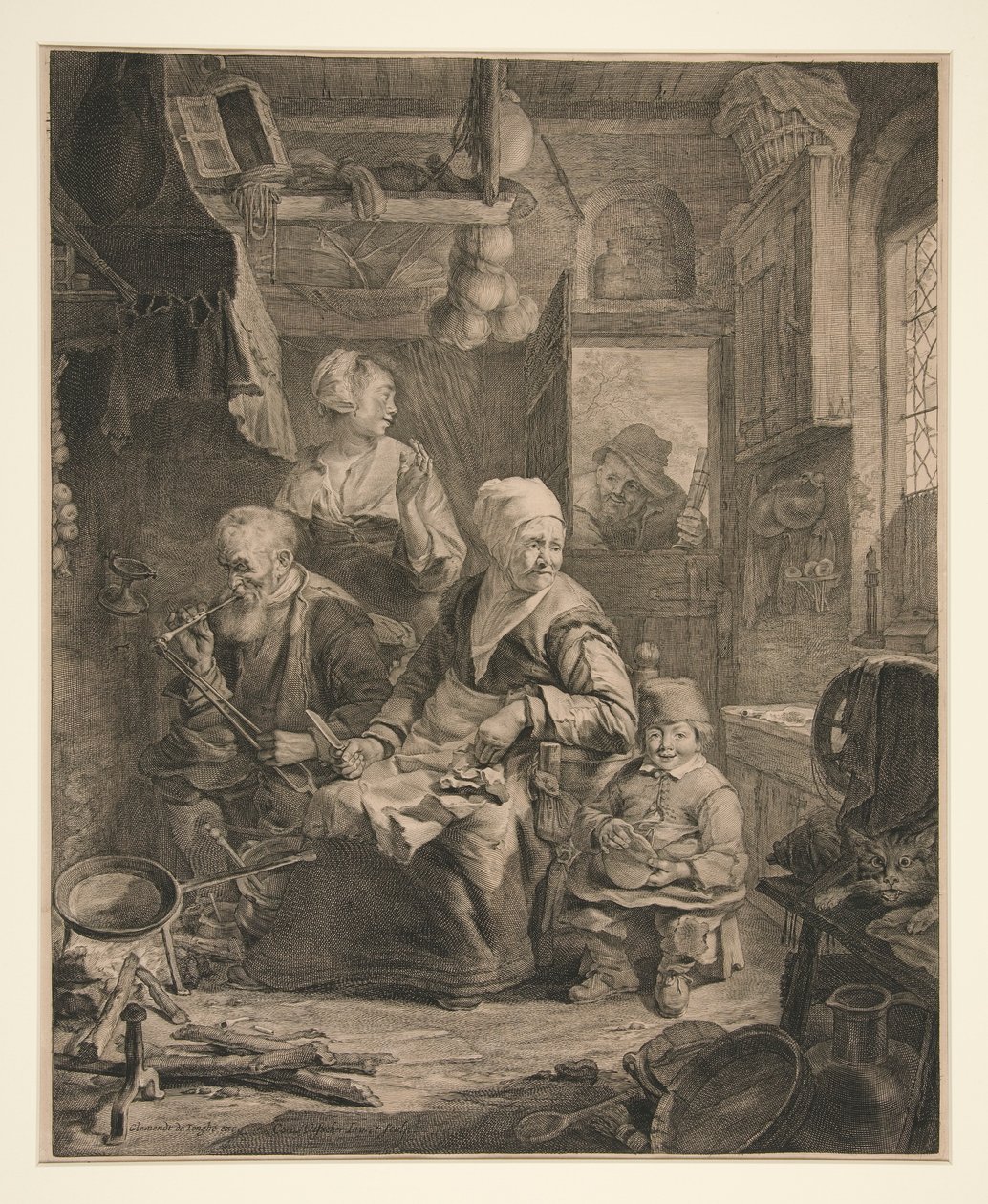 Pannekakekvinnen av Cornelis Visscher