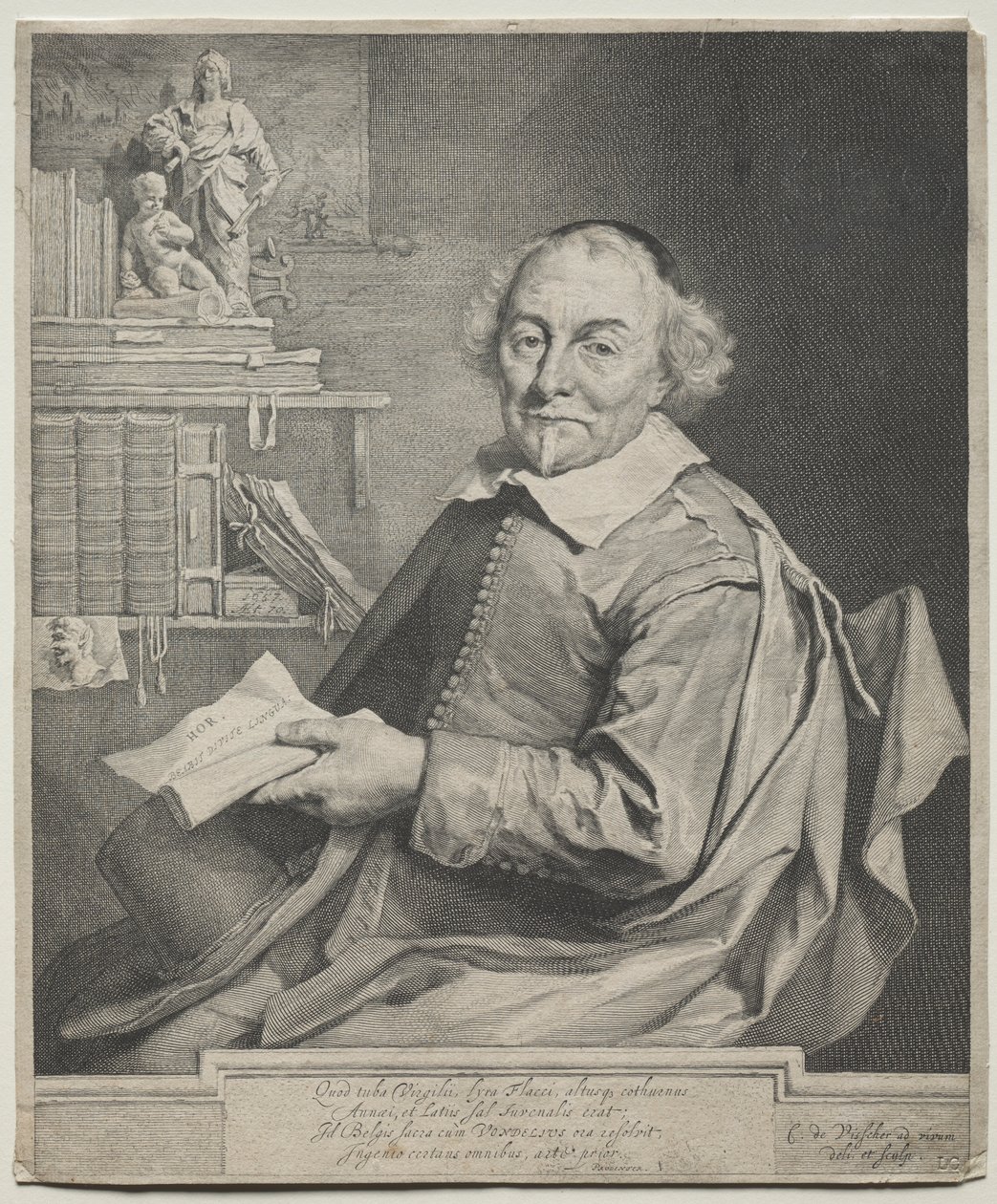 Vondel, 1657. av Cornelis Visscher