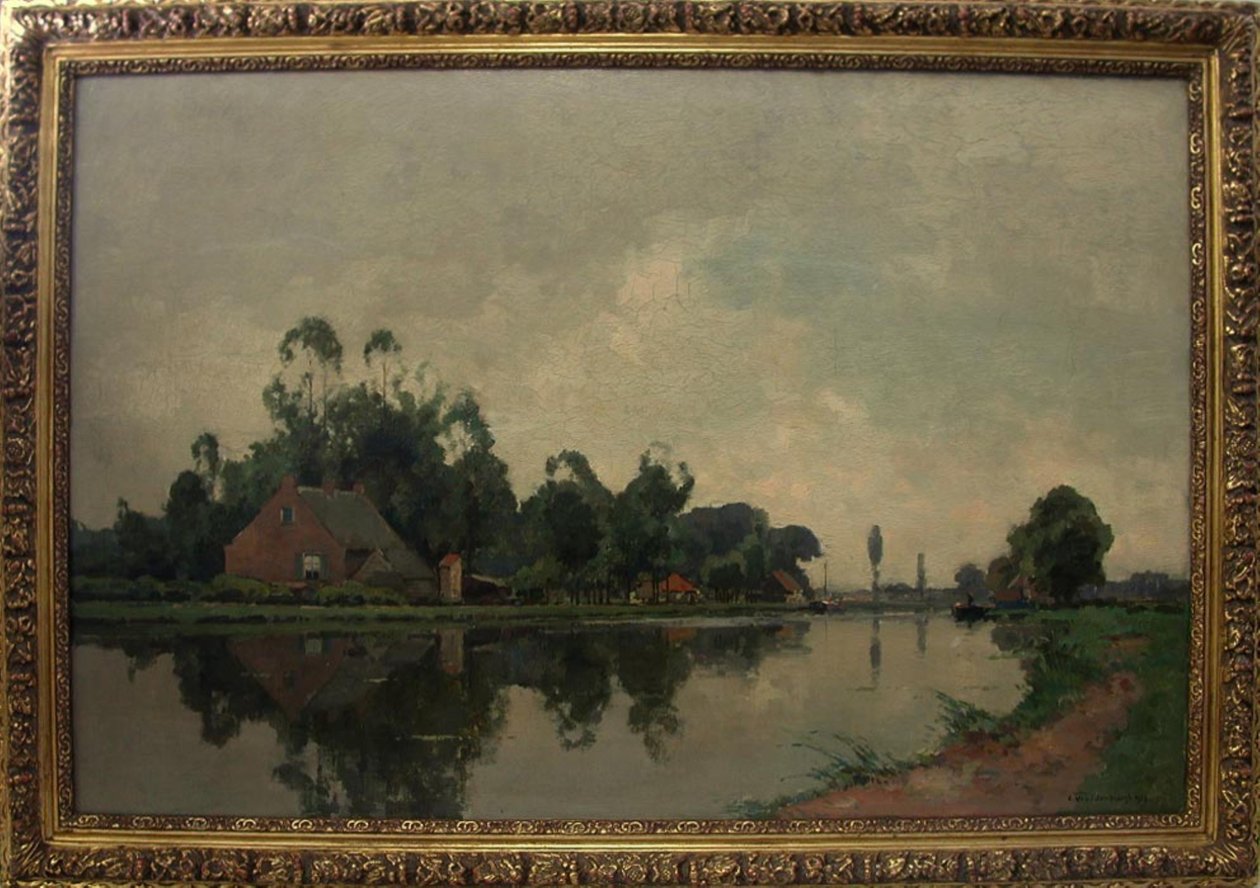 Amstel ved Ouderkerk av Cornelis Vreedenburgh
