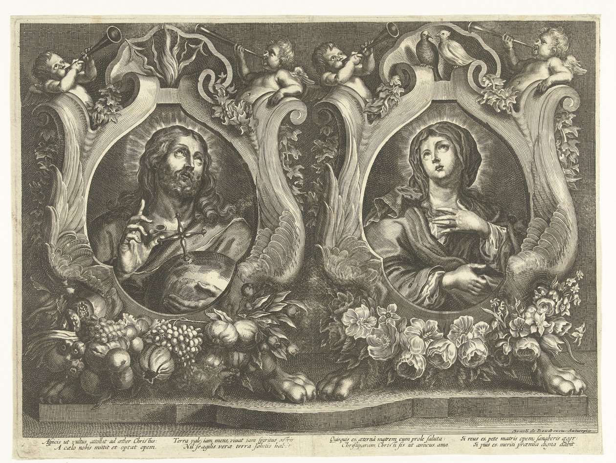 Kristus og Maria av Cornelis de Bout (possibly)