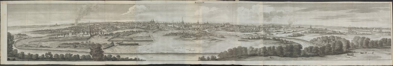 Moskva Fra: Reiser over Moskva, 1711 av Cornelis de Bruijn