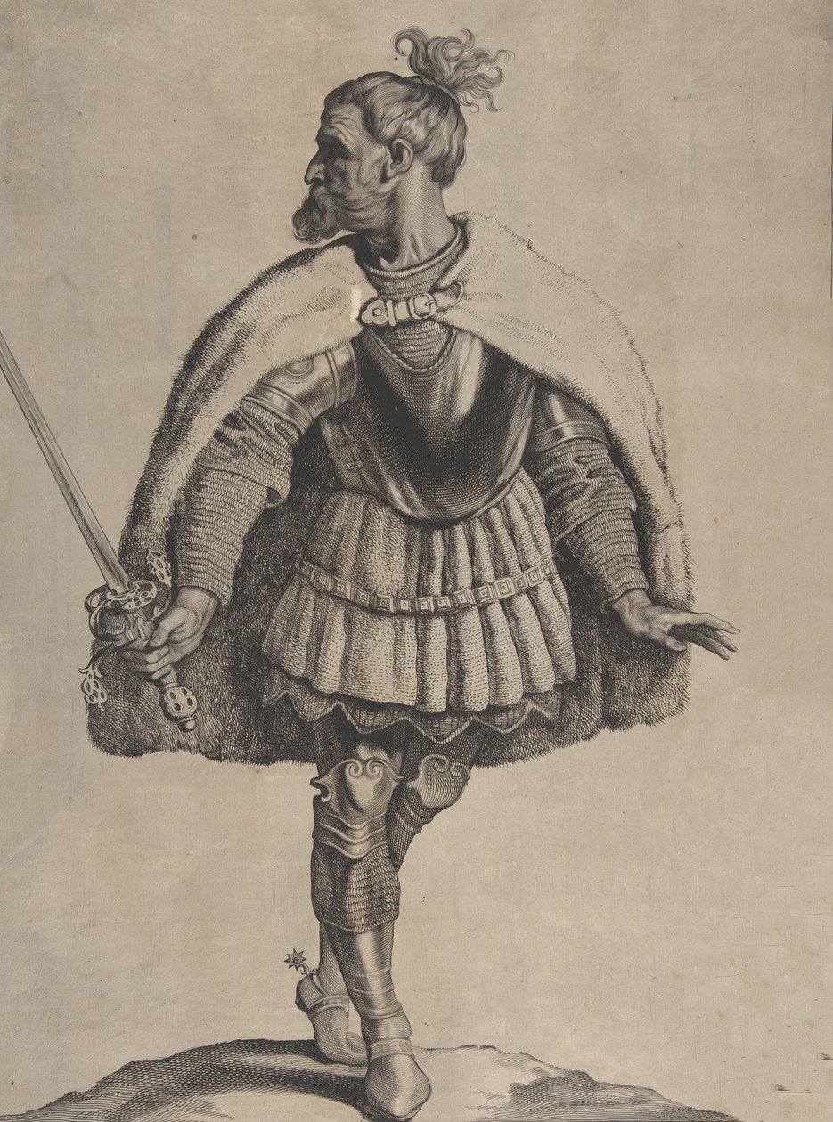 Svevus, fra serien Peplus, sive Gothorum, Heruolorum..., 1650. av Cornelis de Visscher
