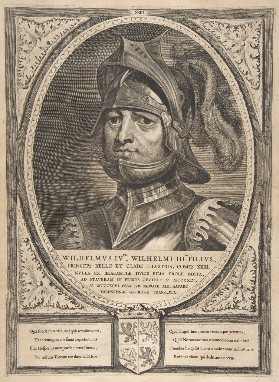William IV fra serien Grever og grevinner av Holland, Zeeland og Vest-Frisia, 1650. av Cornelis de Visscher