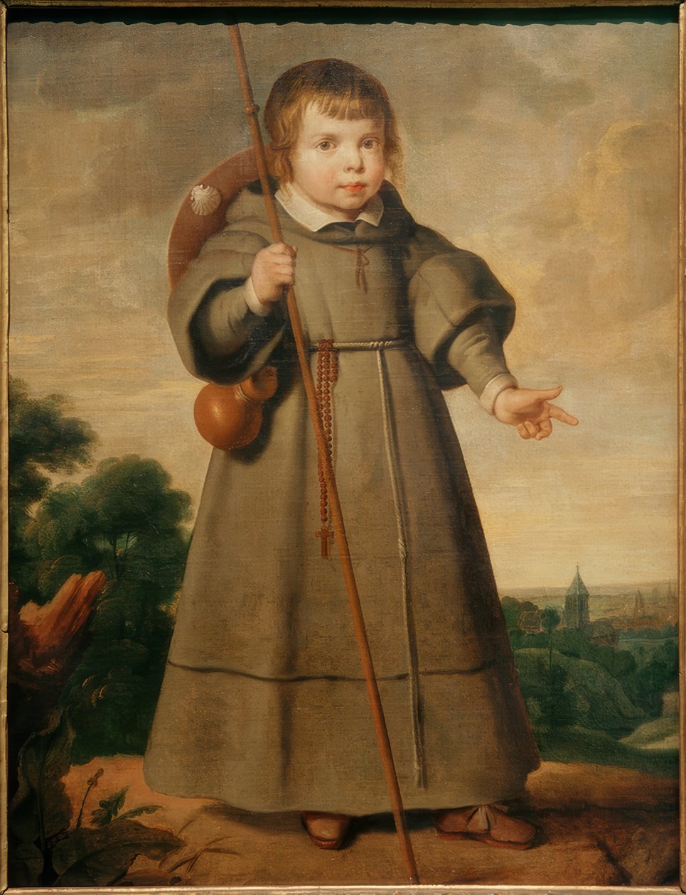 Portrett av et barn som pilegrim av Cornelis de Vos