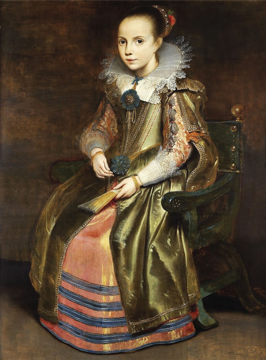 Elisabeth Vekemans som liten jente av Cornelis de Vos