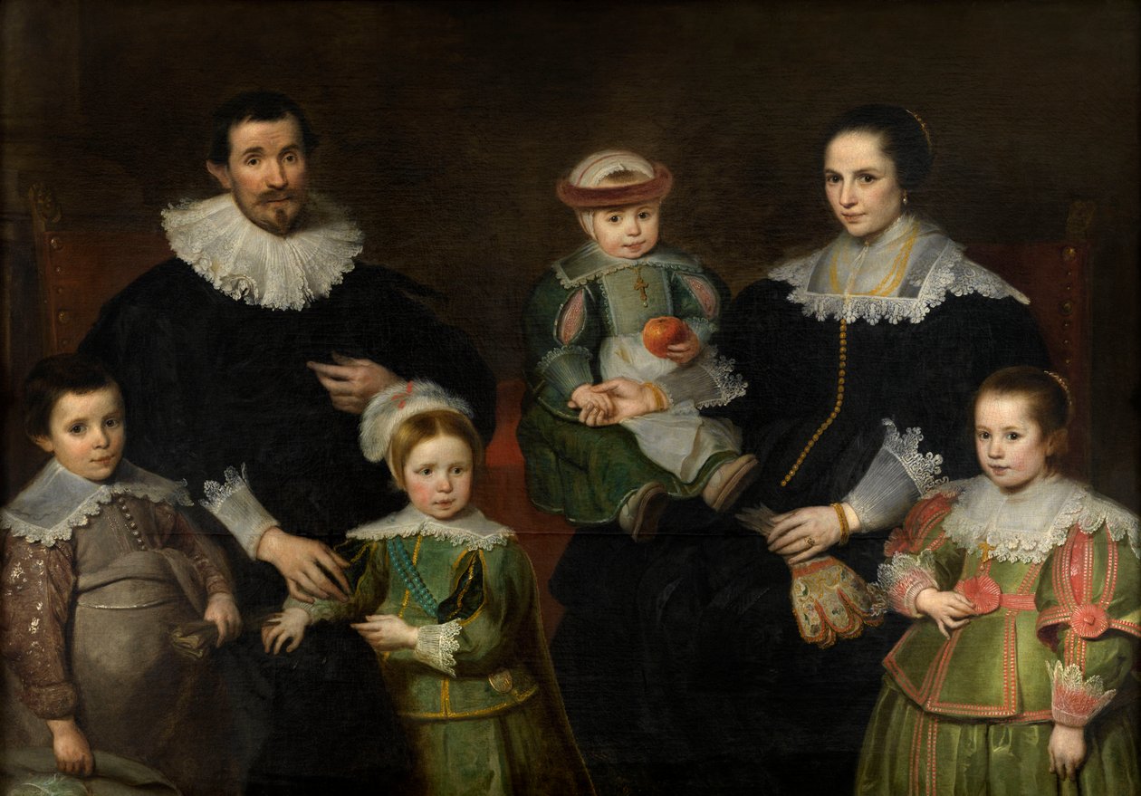 Familieportrett, ca. 1630-35 (olje på lerret) av Cornelis de Vos