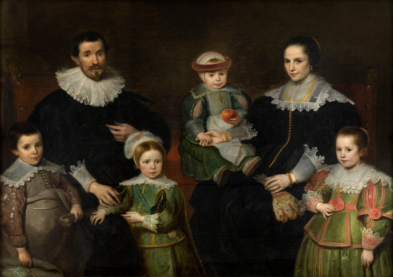 Familieportrett, ca. 1630–35 (olje på lerret) av Cornelis de Vos