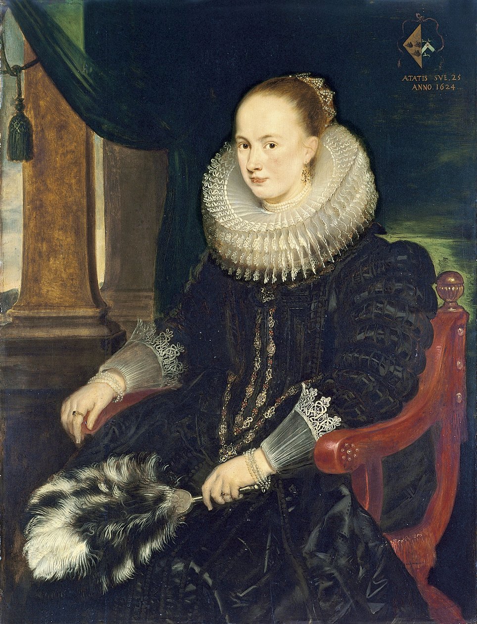 Portrett av Antonia Canis av Cornelis de Vos