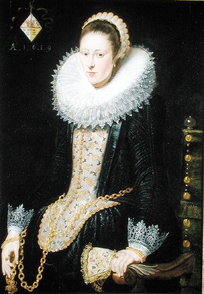 Portrett av en dame av familien Pelgrom av Cornelis de Vos