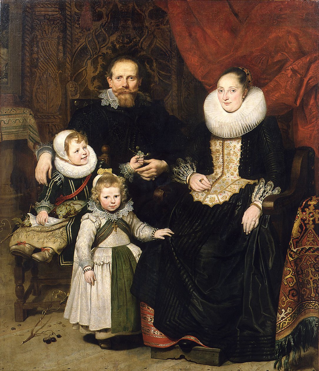 Selvportrett med familien, 1621. av Cornelis de Vos