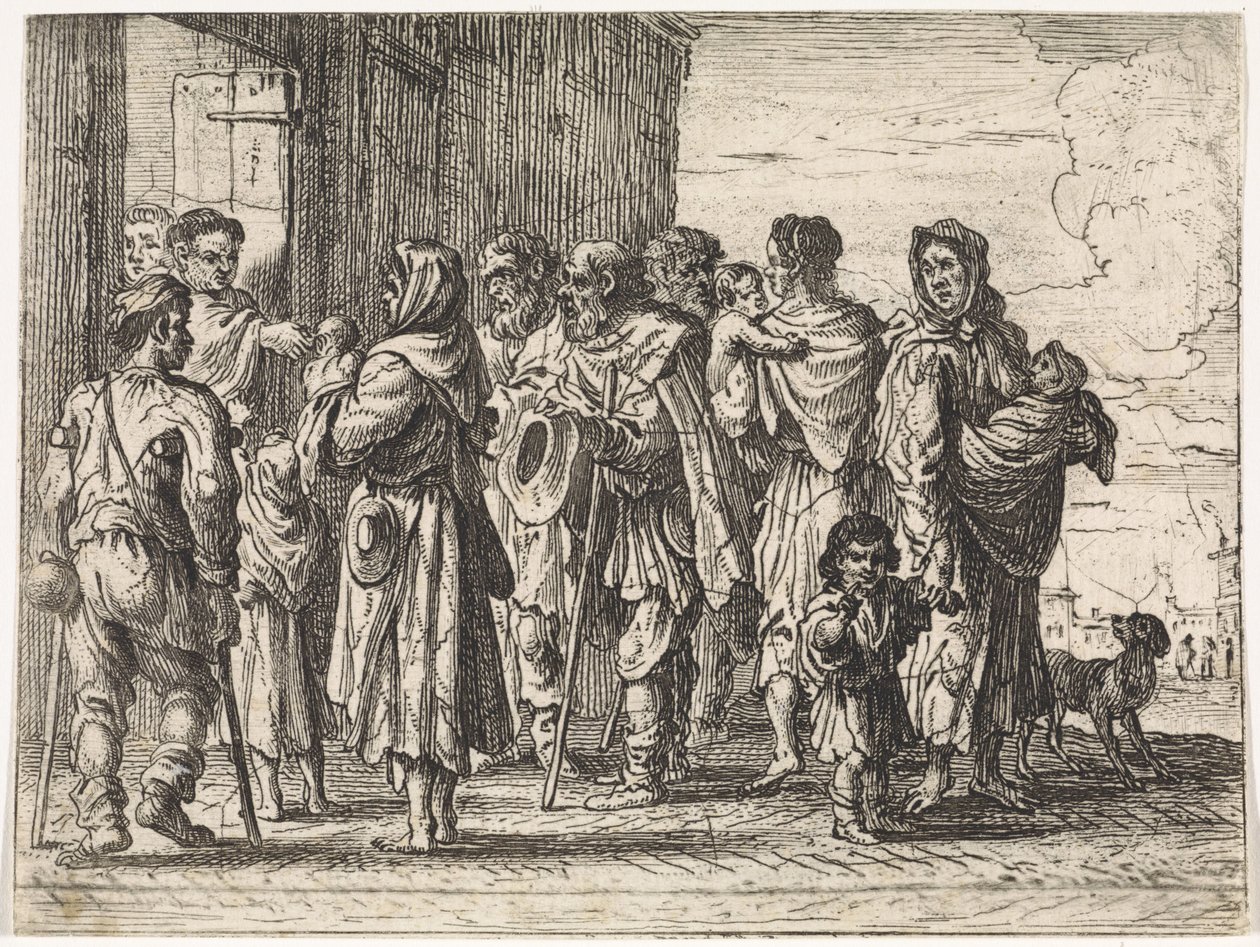 Tiggere for et kloster Sjangerscener (serietittel) av Cornelis de Wael