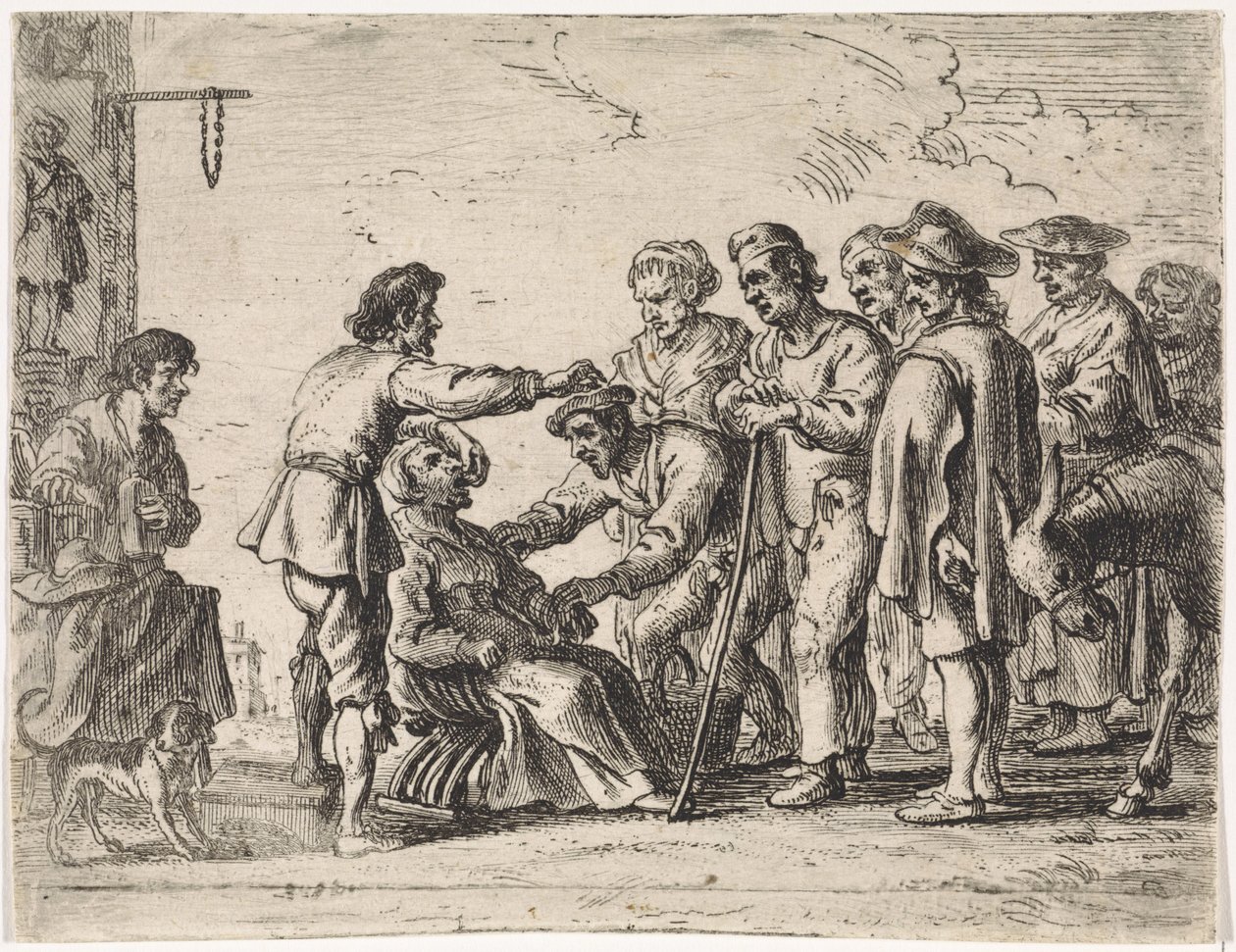 kvakksalveren Sjangerscener (serietittel) av Cornelis de Wael