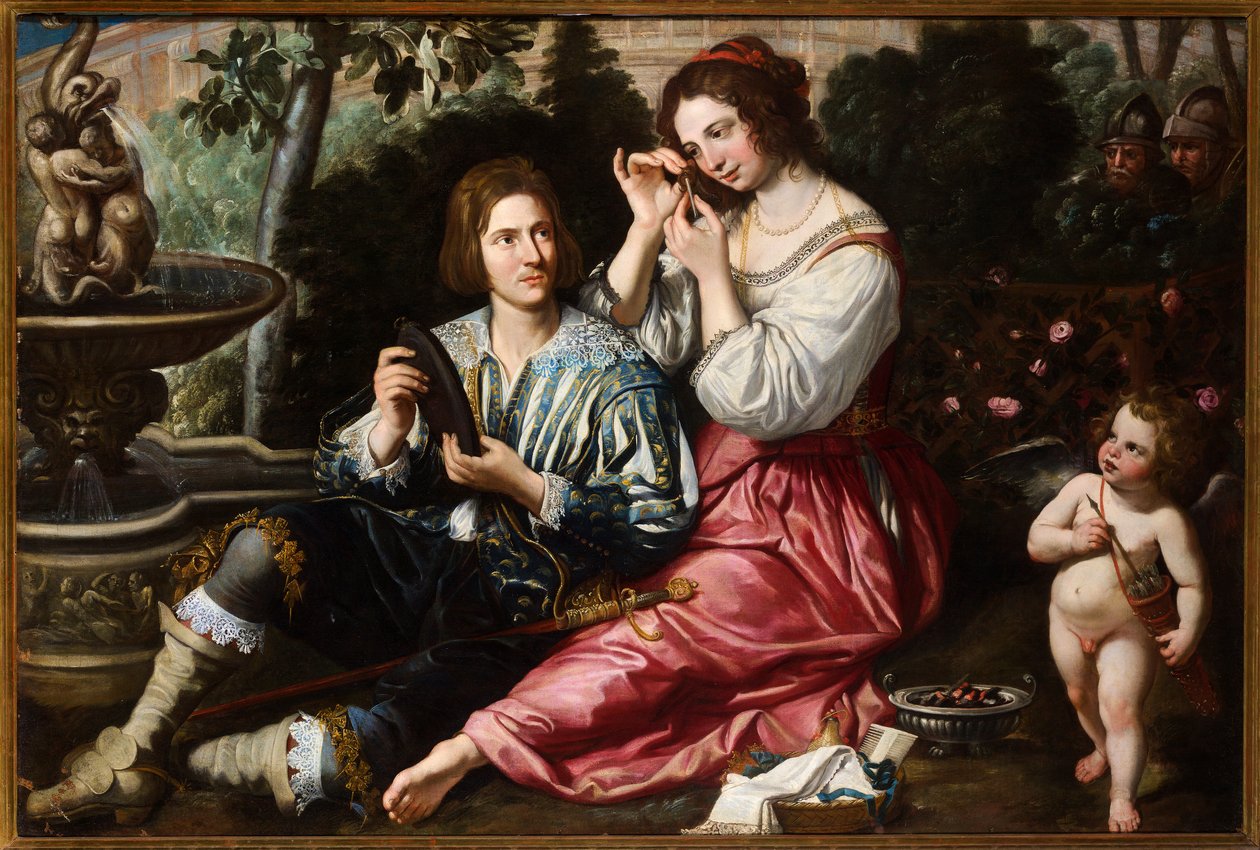 Rinaldo og Armida av Cornelis de Wael