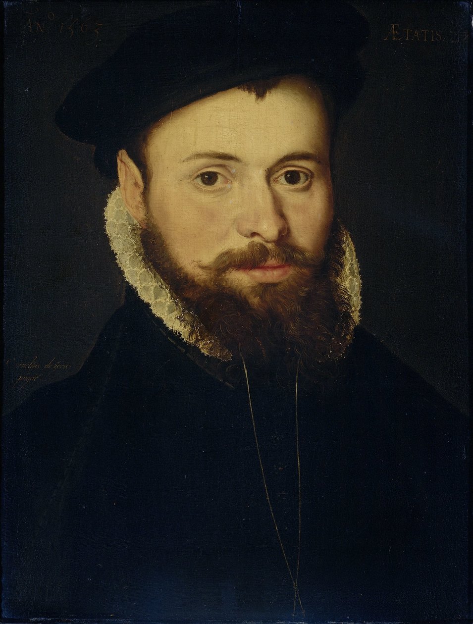 Portrett av en ung mann av Cornelis de Zeeuw