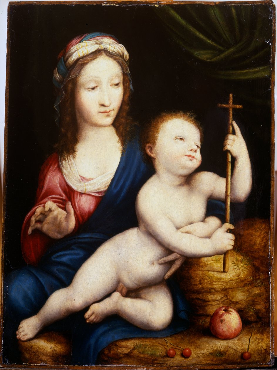 Madonnaen og barnet av Cornelis van Cleve