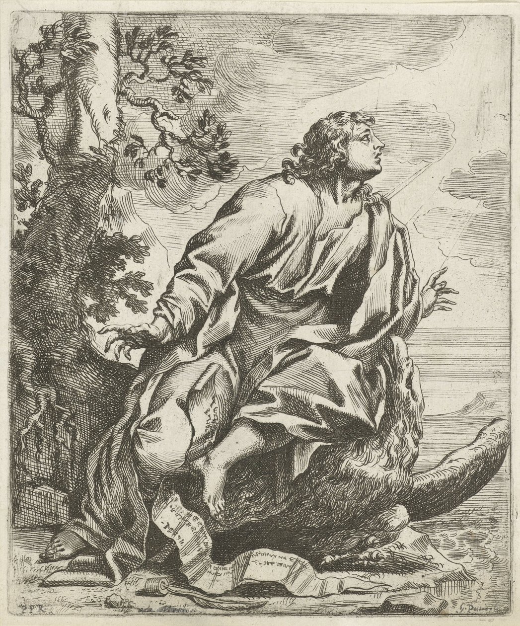 Johannes evangelisten av Cornelis van Merlen