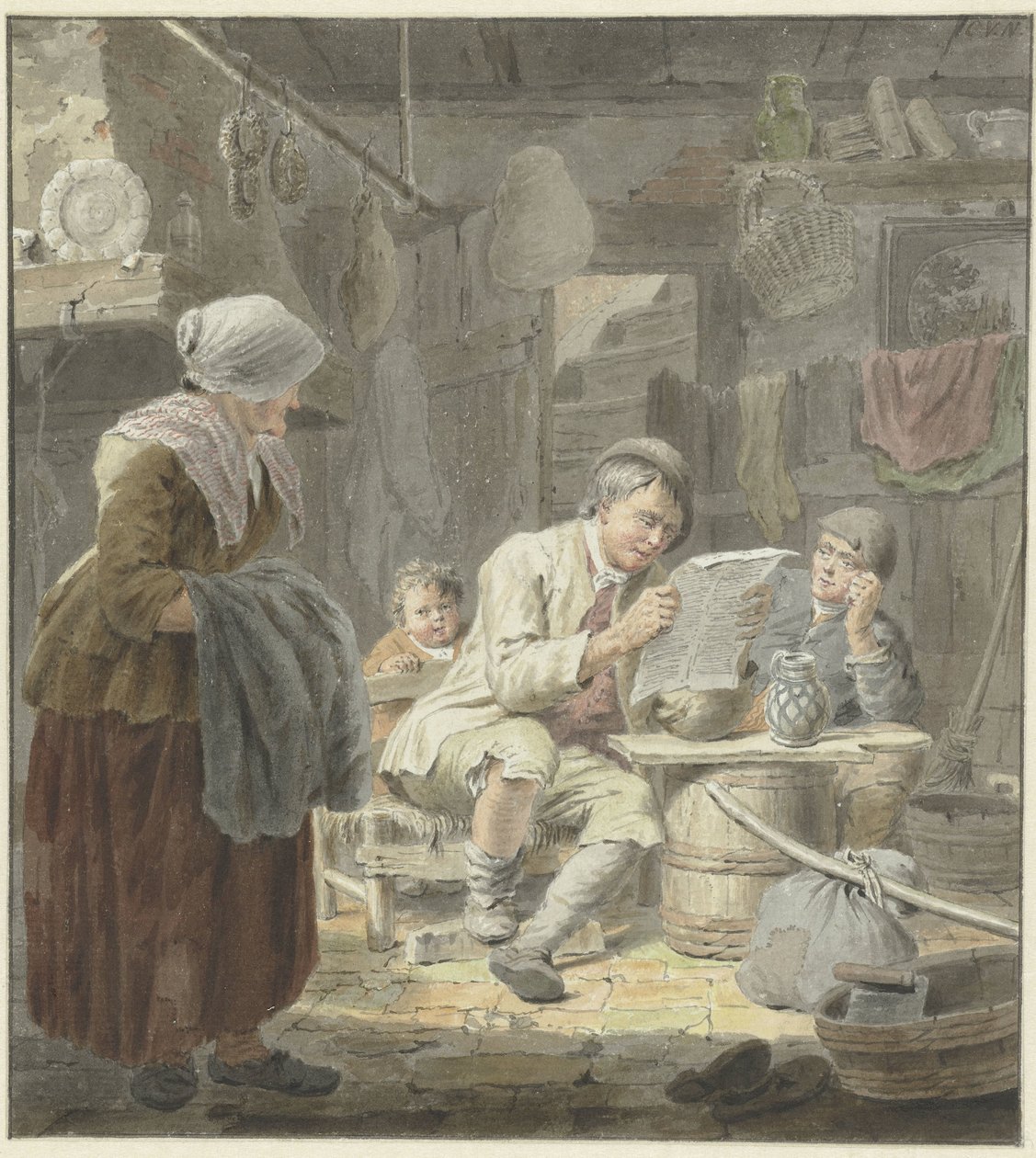 Avisleseren av Cornelis van Noorde