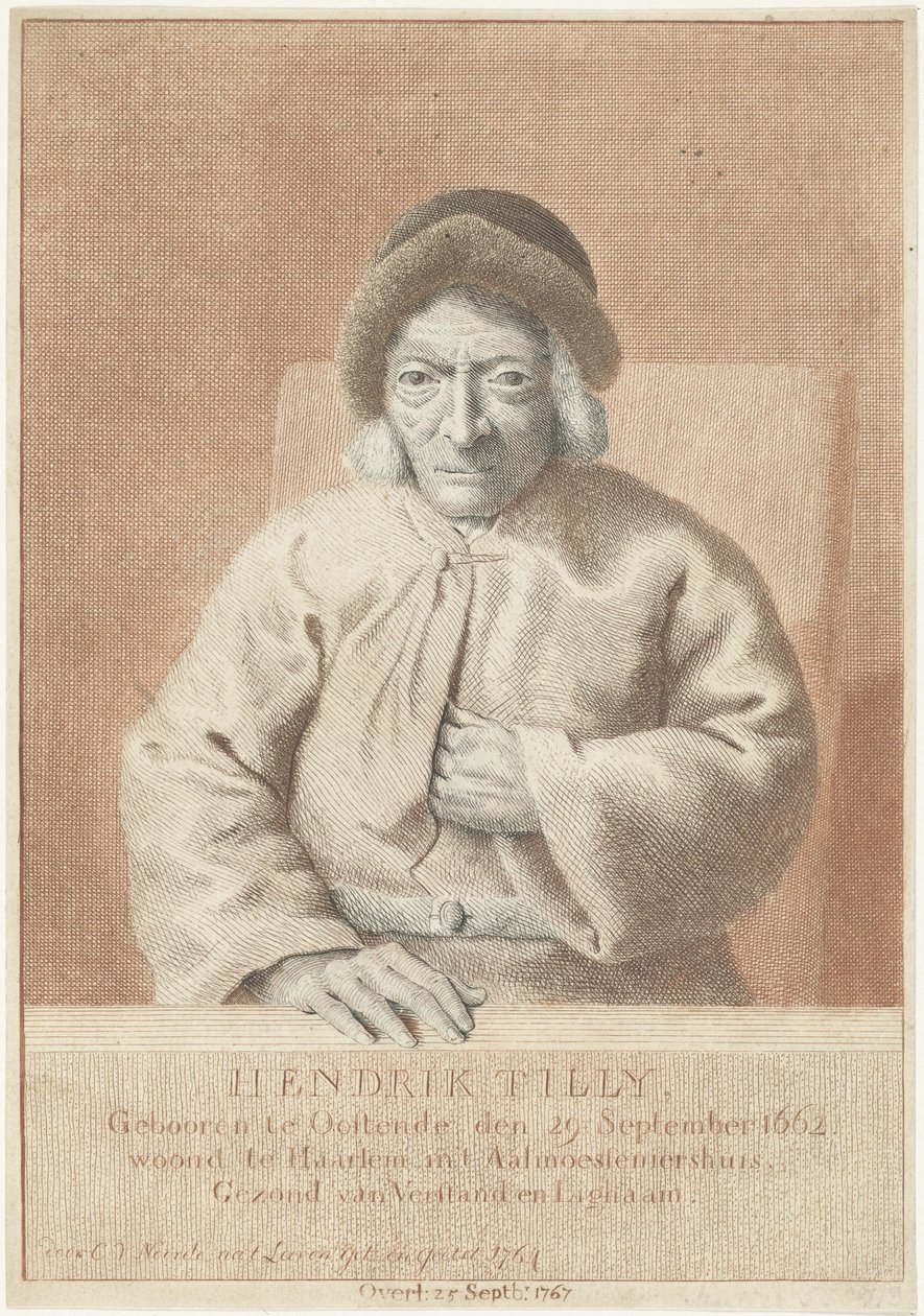 Portrett av Hendrik Tilly av Cornelis van Noorde