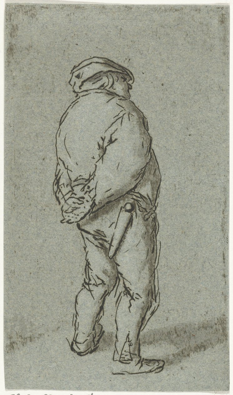 stående mann av Cornelis van Noorde