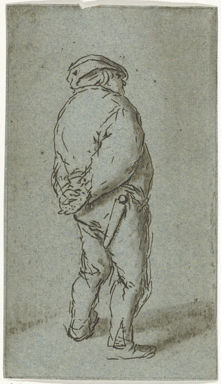 stående mann av Cornelis van Noorde