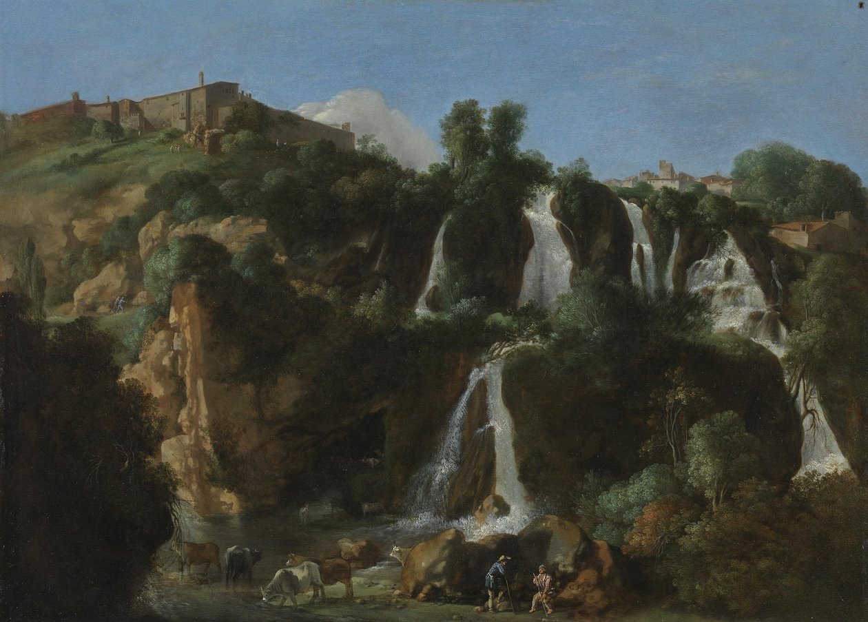 Fossene ved Tivoli av Cornelis van Poelenburch