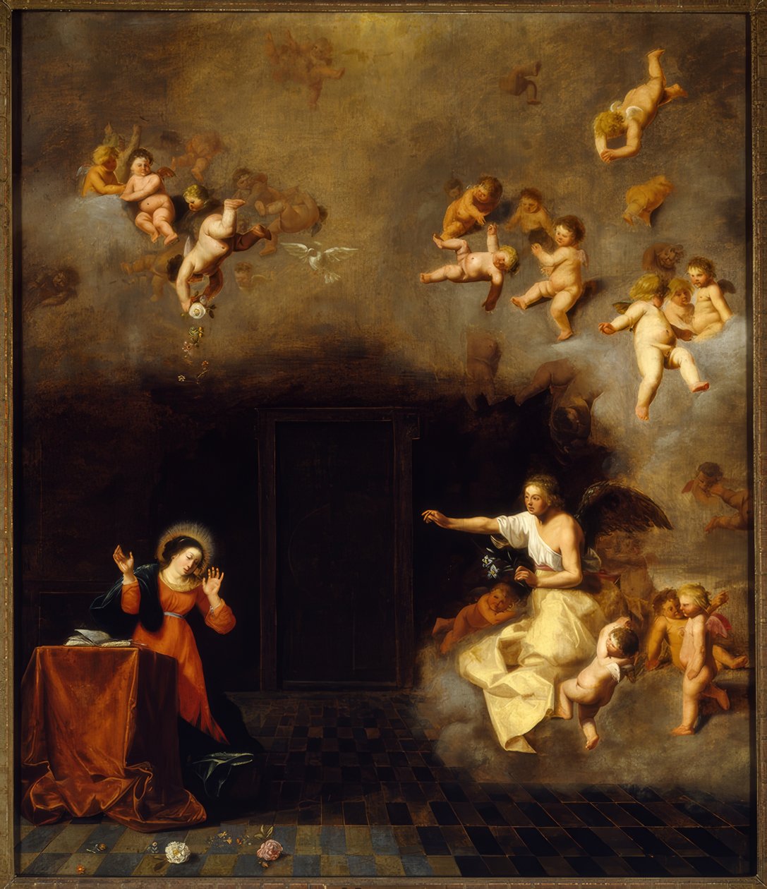 Kunngjøring til Maria av Cornelis van Poelenburgh