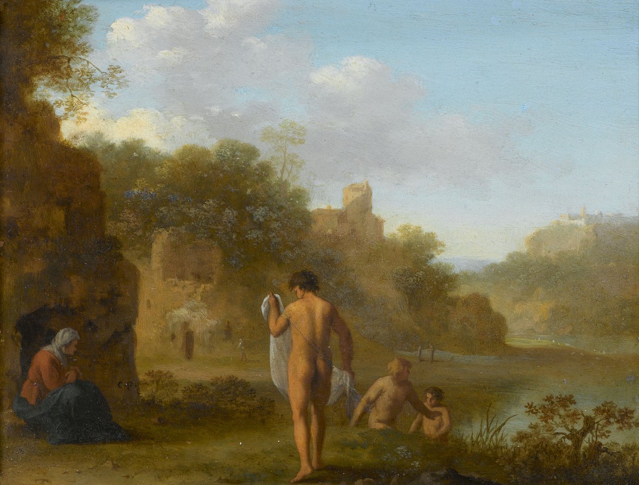  av Cornelis van Poelenburgh or Poelenburch