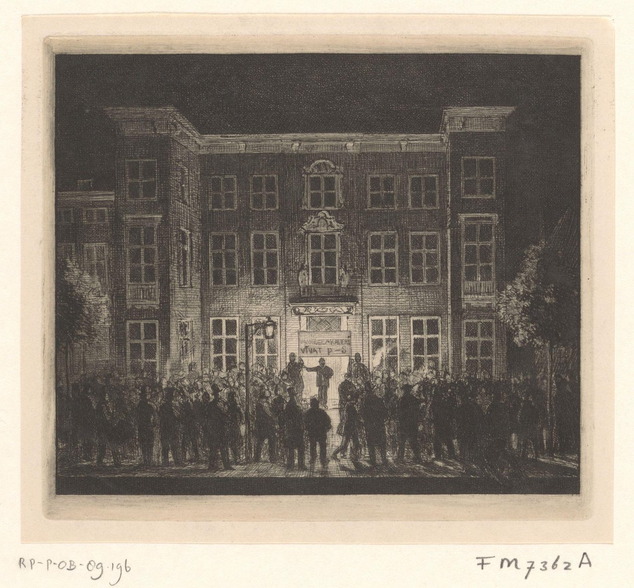 Begravelse til Delft Academy, 30. juni 1864 av Cornelis van der Griendt