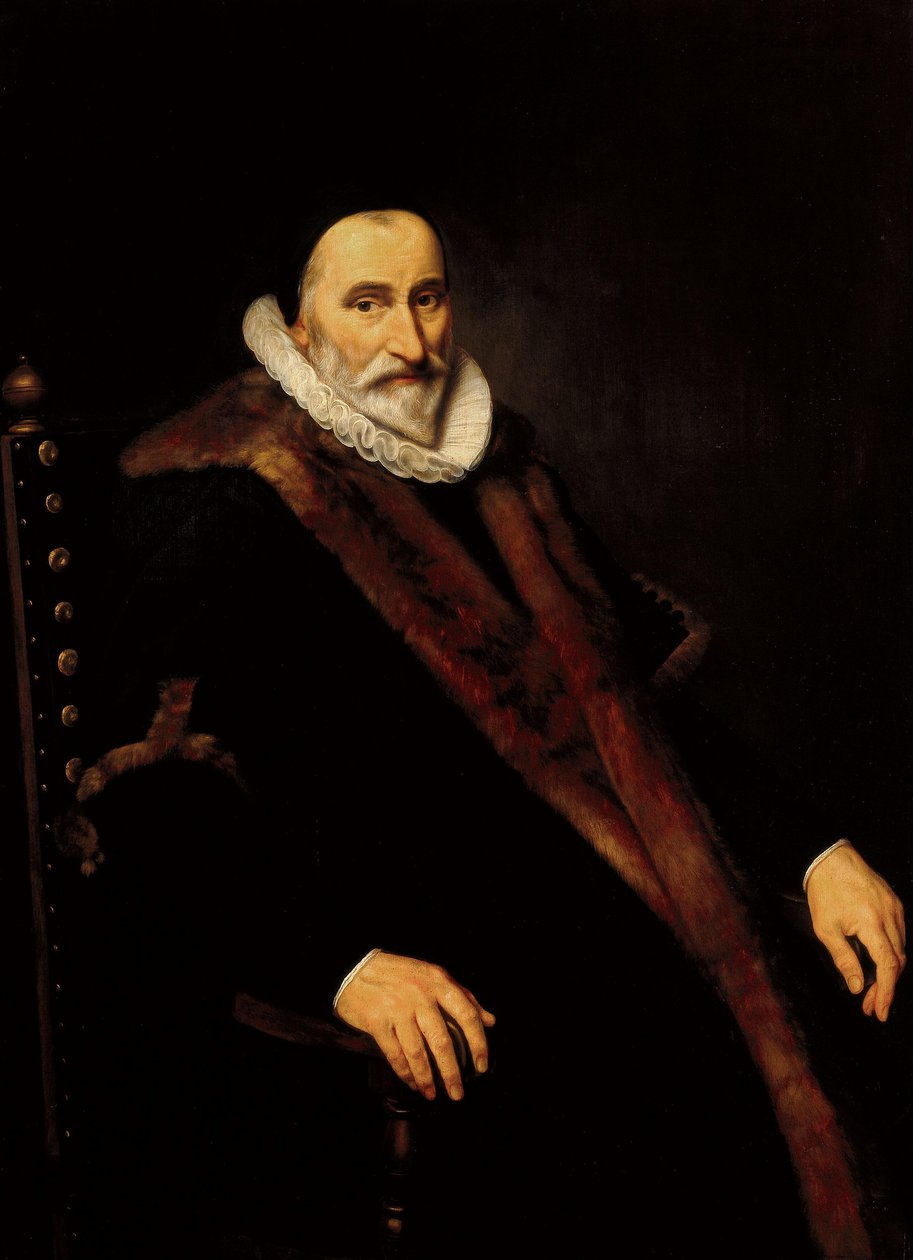 Portrett av Cornelis Pietersz Hooft av Cornelis van der Voort