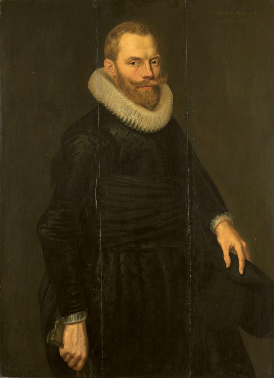 Portrett av Dirck Hasselaer av Cornelis van der Voort