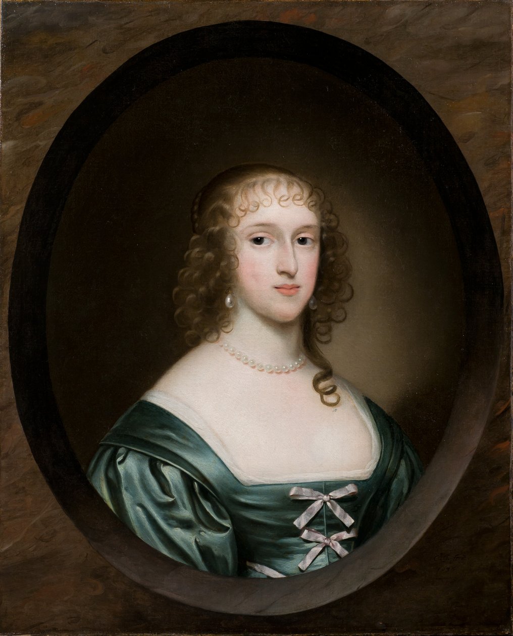 Portrett av Lady Bowyer, 1636 av Cornelius I Johnson