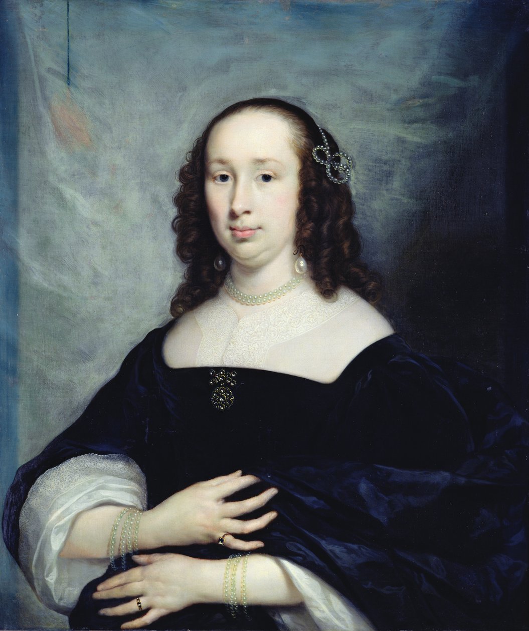 Portrett av en nederlandsk kvinne av Cornelius Janssen van Ceulen