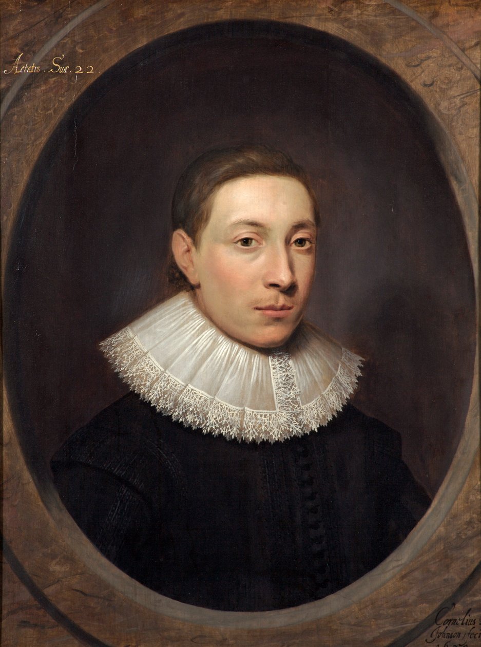 Portrett av en ung mann, 1620 av Cornelius Janssen van Ceulen
