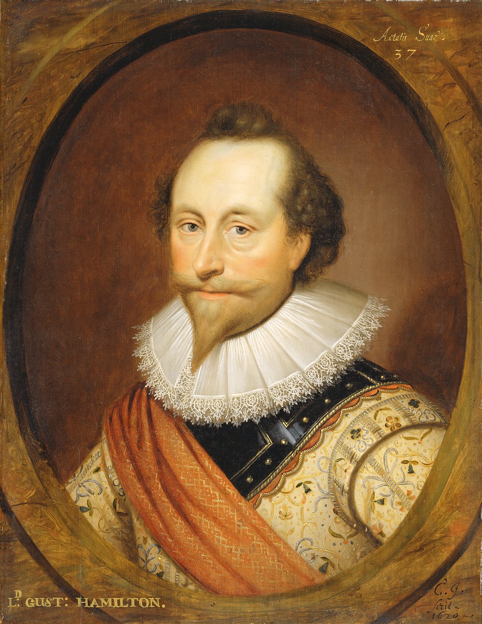 Sir Alexander Temple, 1620 av Cornelius Janssen van Ceulen