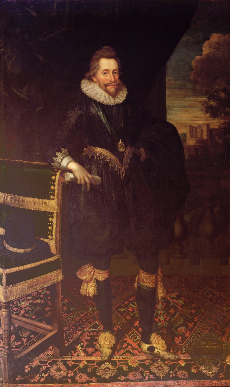 Jarlen av Southampton av Cornelius Janssen van Ceulen