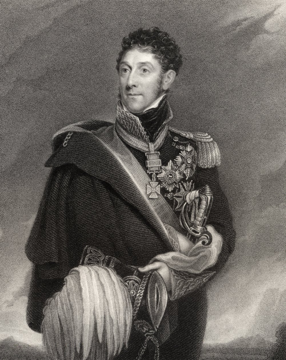 Stapleton Cotton, 1st Viscount Combermere, gravert av J. Jenkins, fra 