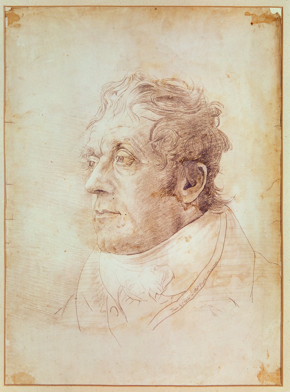 Portrett av J.M.W. Turner av Cornelius Varley