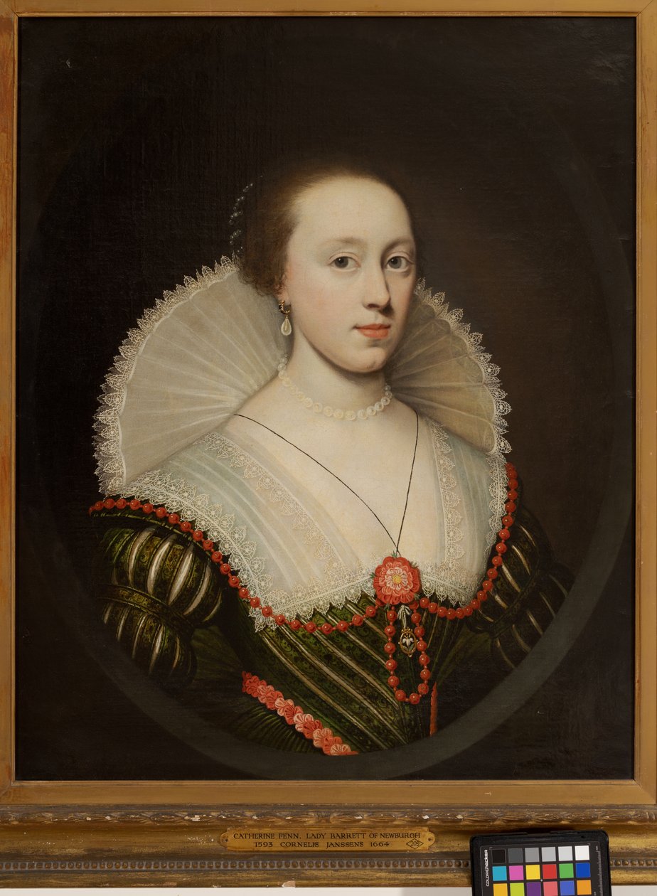 Catherine Fenn, Lady Barret av Newburgh (d. 1674) av Cornelius I Johnson