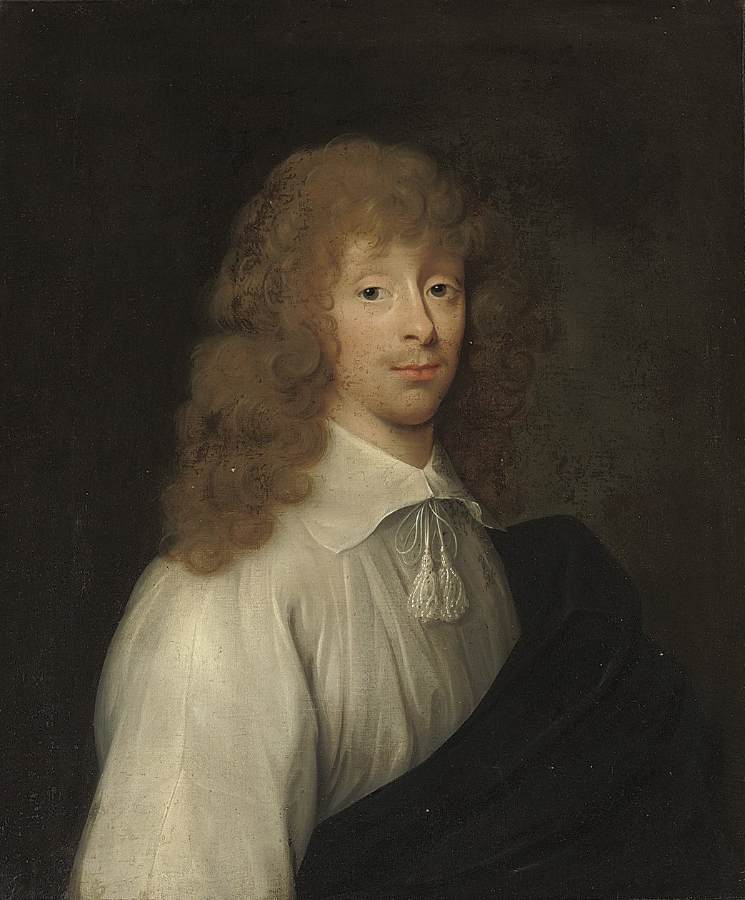 Portrett tradisjonelt identifisert som Catherine Vane, kledd som en gentleman av Cornelius I Johnson