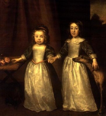 Portrett av to barn av Cornelius Janssen van Ceulen