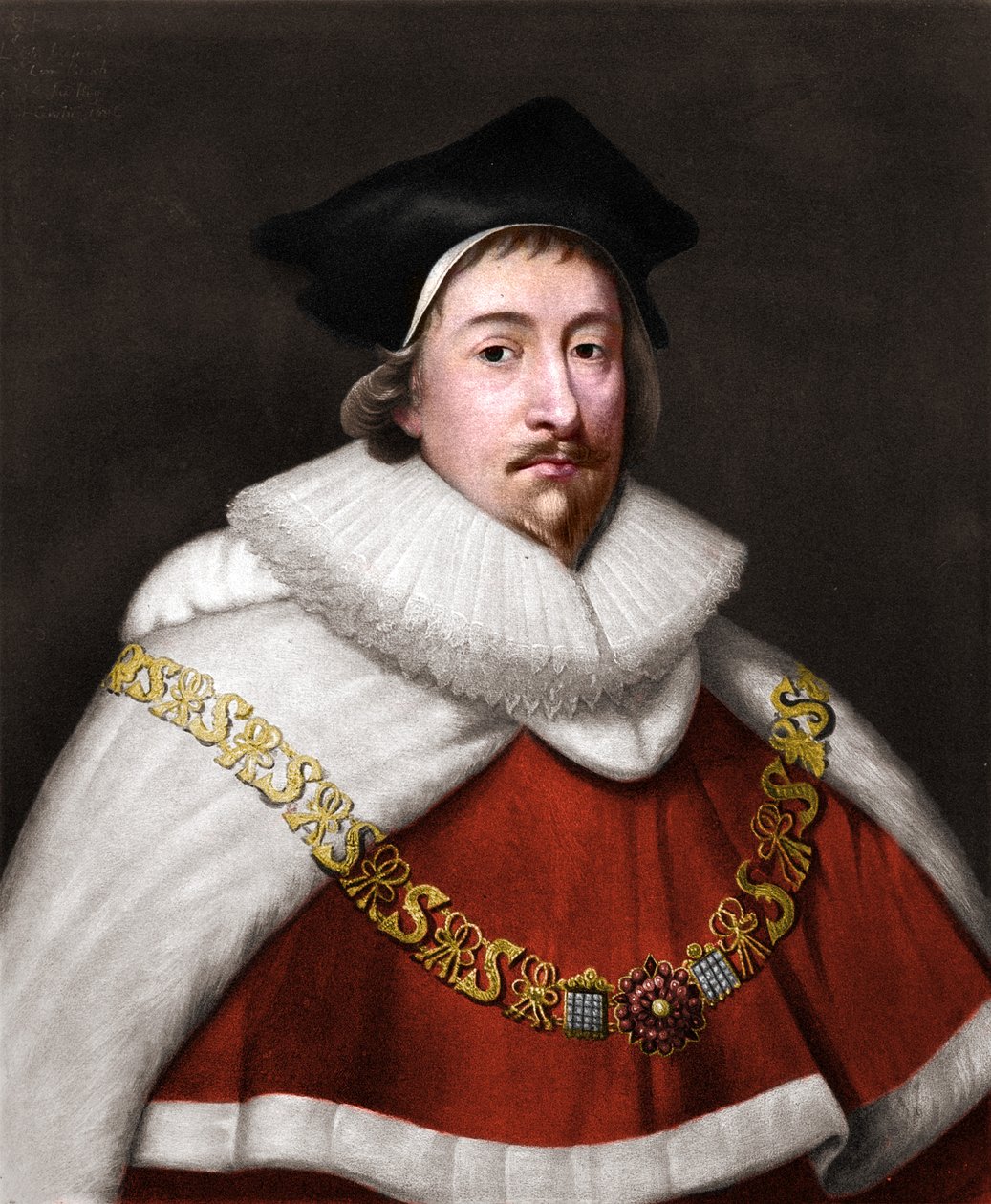 Sir Edward Coke, c1500-tallet, 1904 av Cornelius Janssen van Ceulen