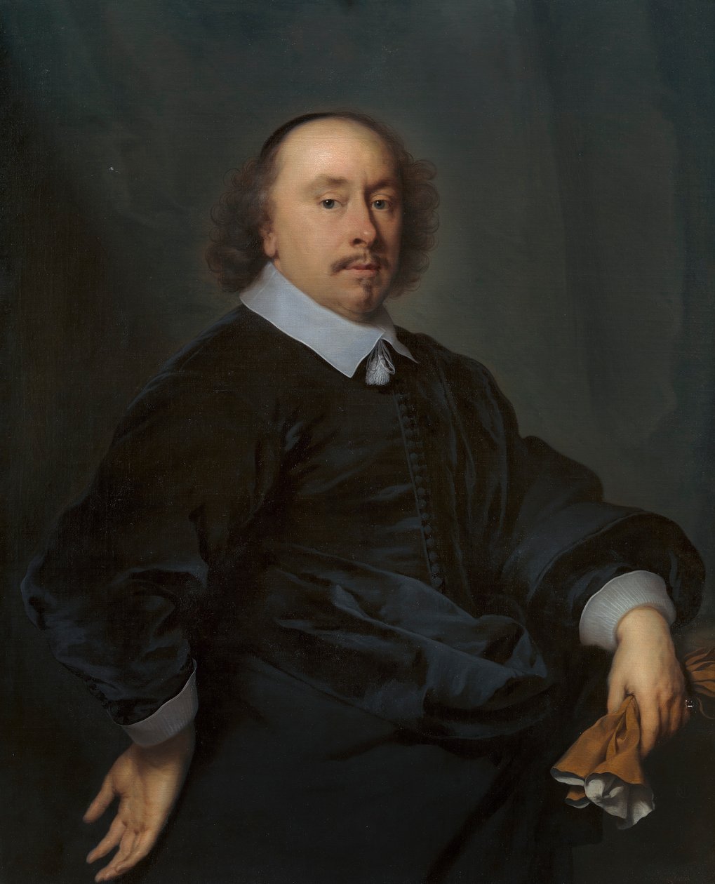 Portrett av en mann av Cornelius Johnson