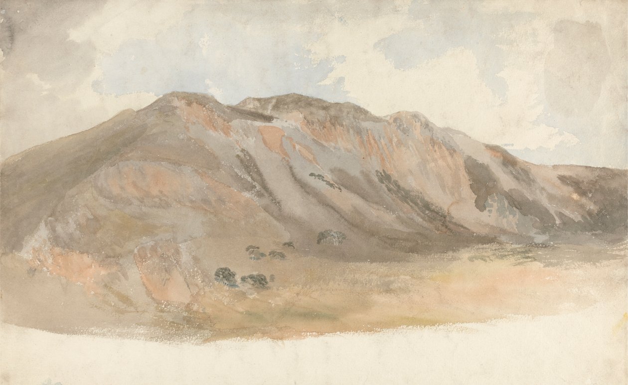 Fjelllandskap, Nord-Wales av Cornelius Varley