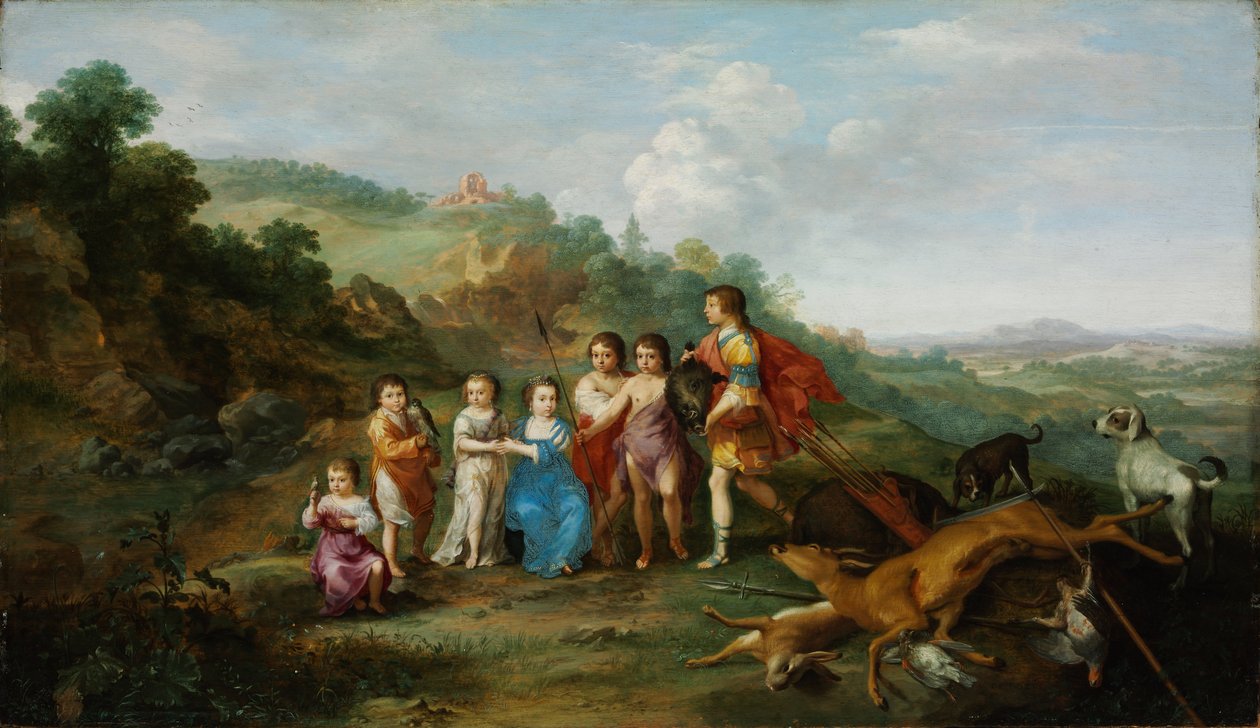  av Cornelis van Poelenburgh or Poelenburch