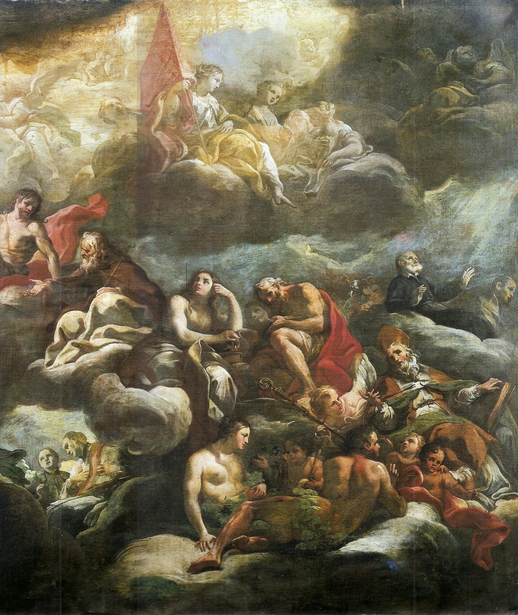 Apoteose av Sao Nicolau lorenesiske detaljer av Corrado Giaquinto