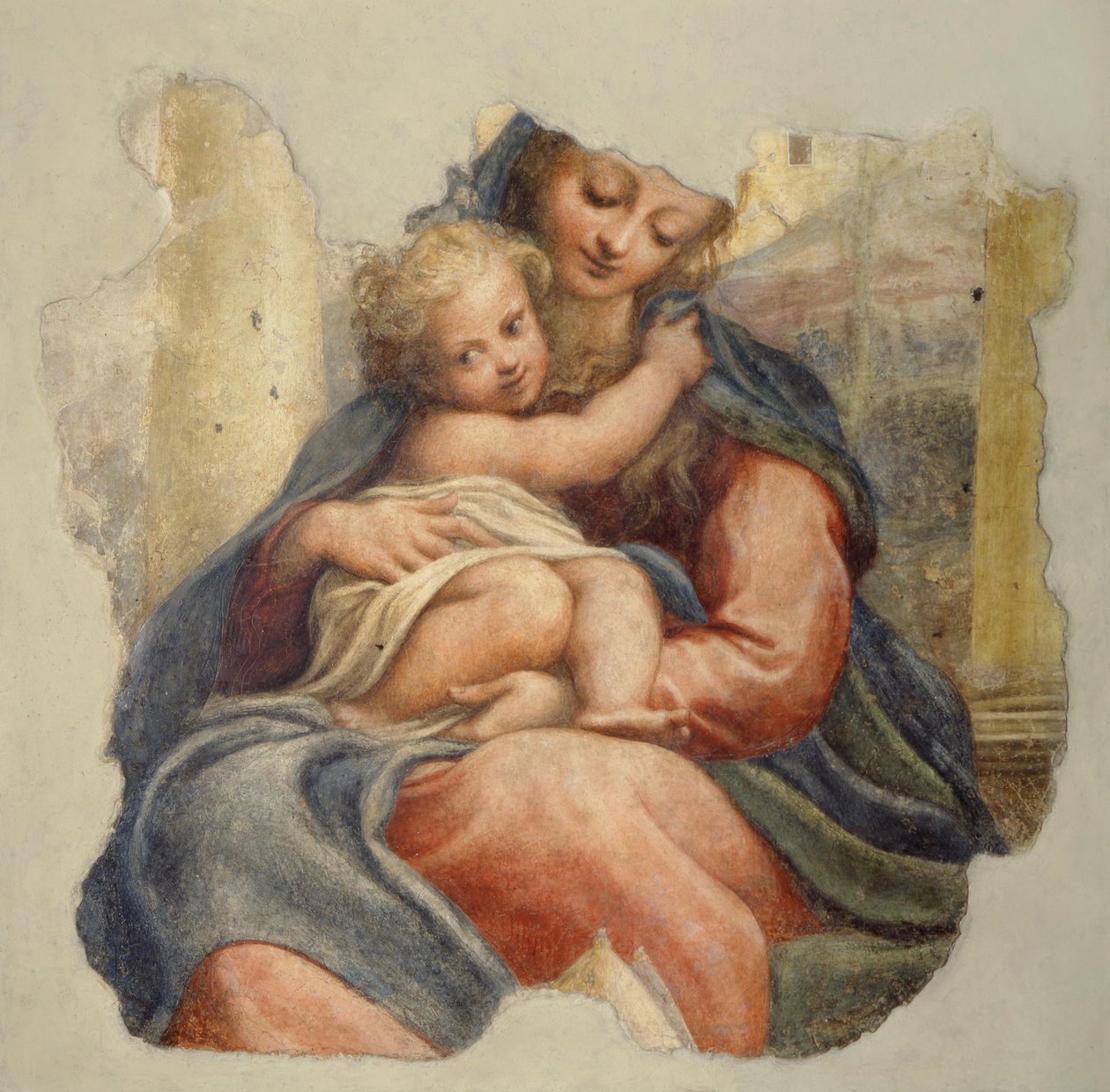 Madonna della Scala, ca 1524 av Correggio