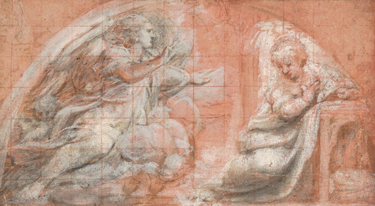 Bebudelsen, ca. 1522-25. av Correggio