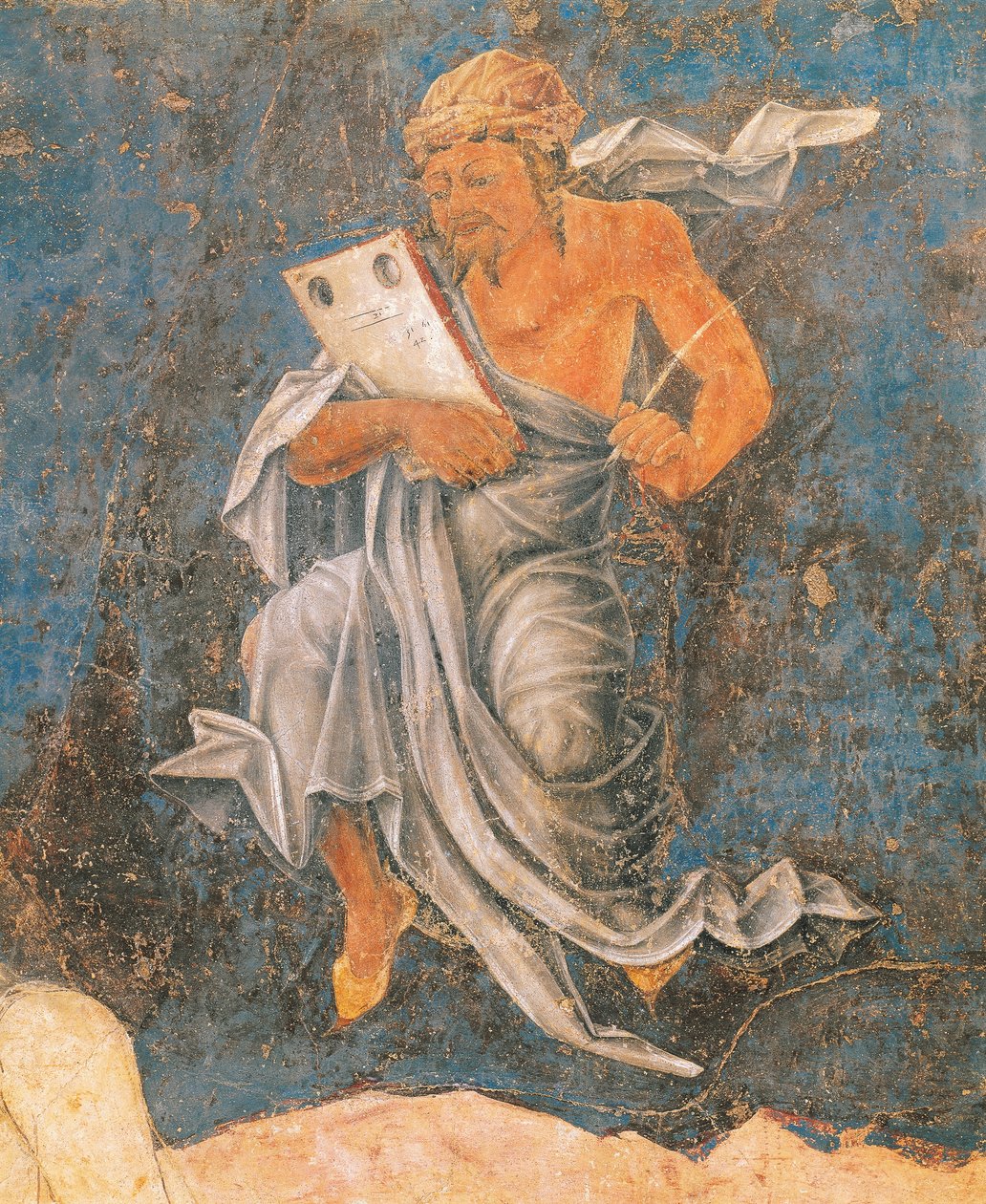 Dean, detalj fra Virgin of Sign, scene fra august måned, tilskrevet Cosimo Tura av Cosimo (attr. to) Tura