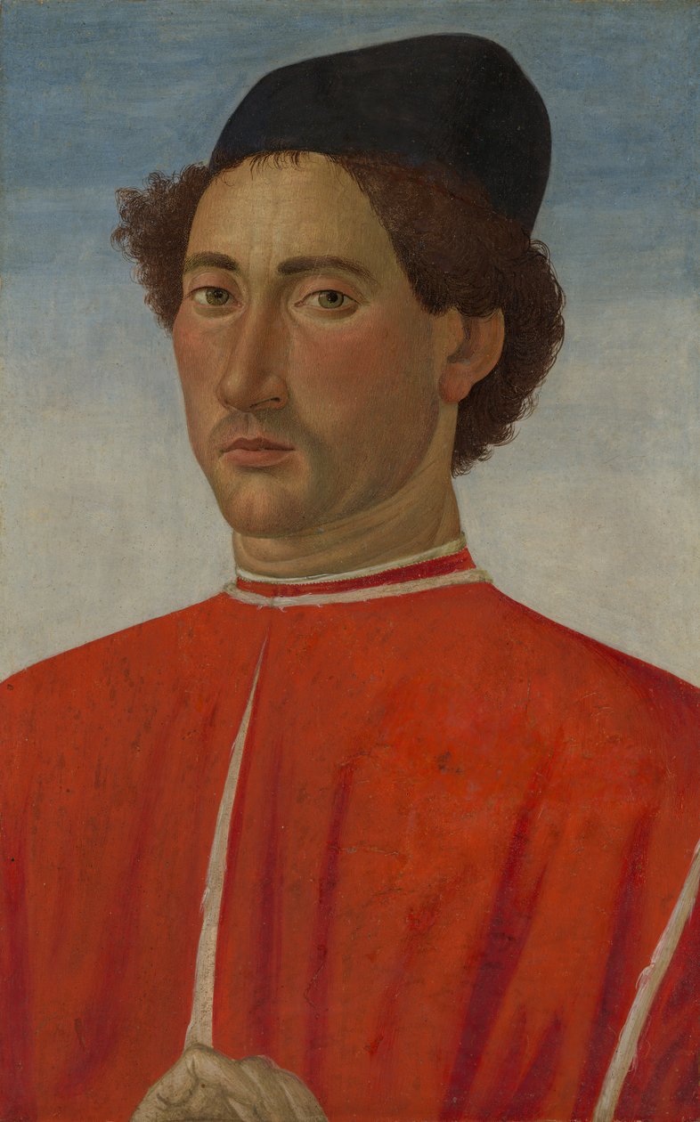 Portrett av en mann, ca. 1481-82. av Cosimo Rosselli